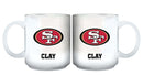 11oz White Personalized Ceramic Mug | San Francisco 49ers CurrentProduct, Custom Drinkware, Drinkware_category_All, Gift Ideas, NFL, Personalization, Personalized_Personalized, San Francisco 49ers, SFF 194207442494 $20.11