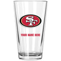 17oz Personalized Pint Glass | San Francisco 49ers
