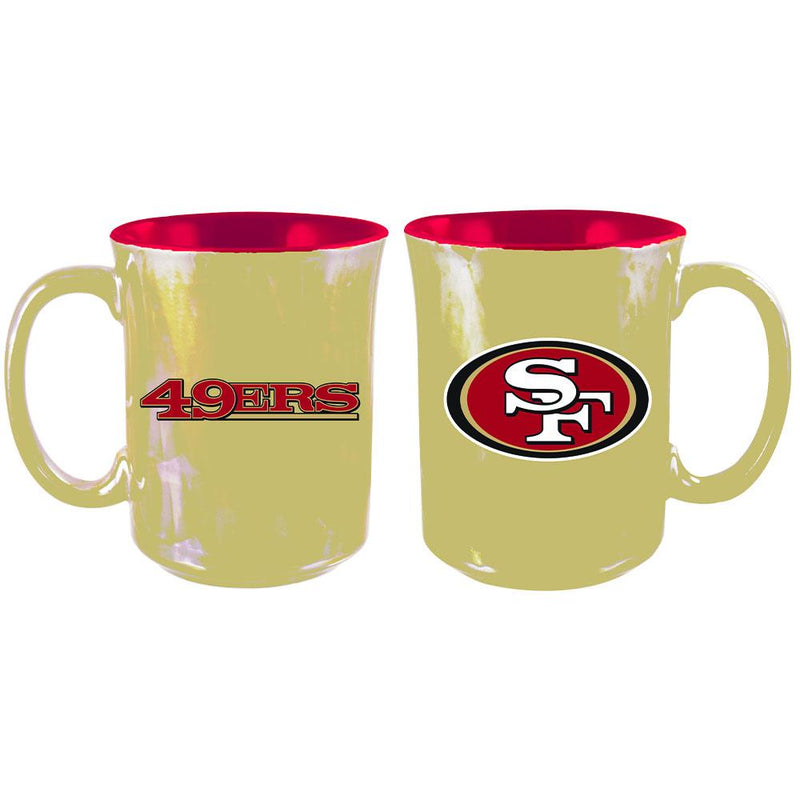 15oz Iridescent Mug | San Francisco 49ers CurrentProduct, Drinkware_category_All, NFL, San Francisco 49ers, SFF 194207203026 $19.99