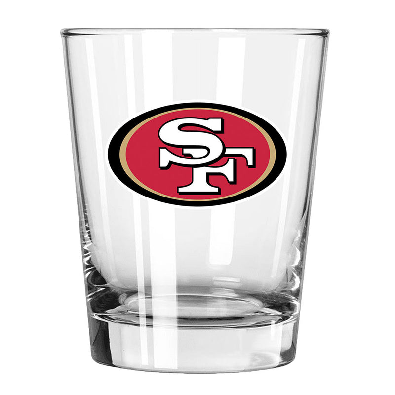 15oz Glass Tumbler | San Francisco 49ers CurrentProduct, Drinkware_category_All, NFL, San Francisco 49ers, SFF 888966937543 $11