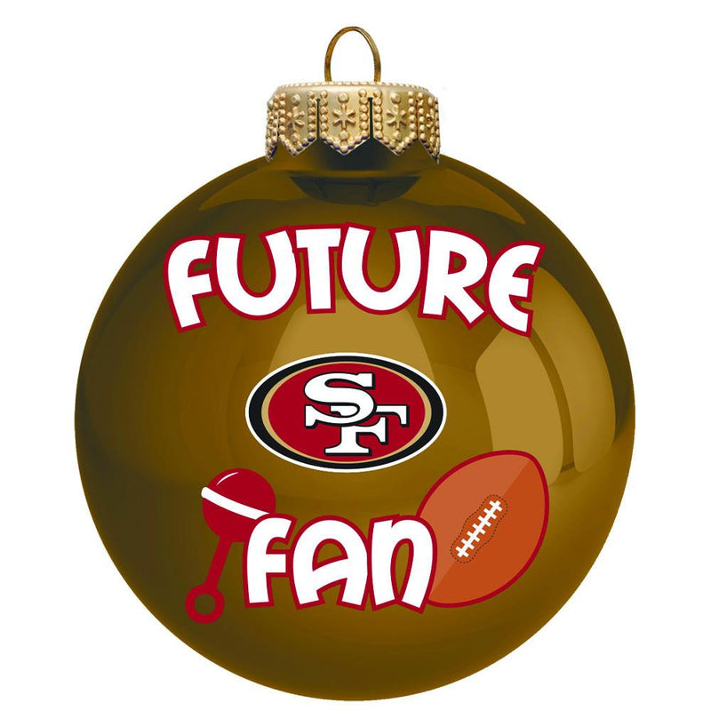 Future Fan Ball Ornament | San Francisco 49ers
CurrentProduct, Holiday_category_All, Holiday_category_Ornaments, NFL, San Francisco 49ers, SFF
The Memory Company
