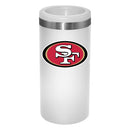 12oz White Slim Can Holder | San Francisco 49ers
