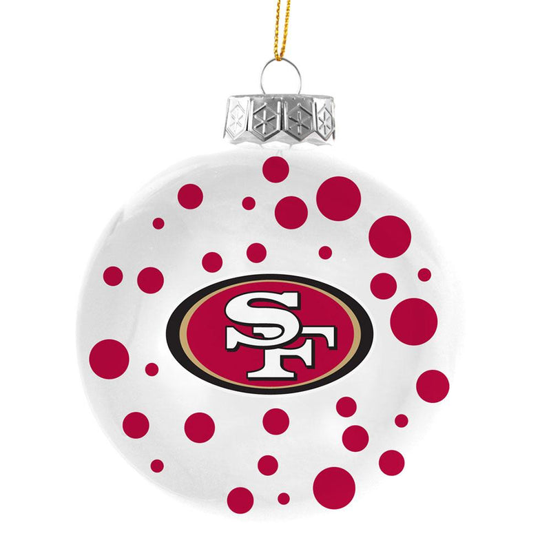 Polka Dot Ball Ornament | San Francisco 49ers
NFL, OldProduct, San Francisco 49ers, SFF
The Memory Company