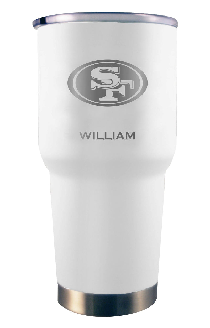 30oz White Personalized Stainless Steel Tumbler | San Francisco 49ers
CurrentProduct, Drinkware_category_All, NFL, Personalized_Personalized, San Francisco 49ers, SFF
The Memory Company