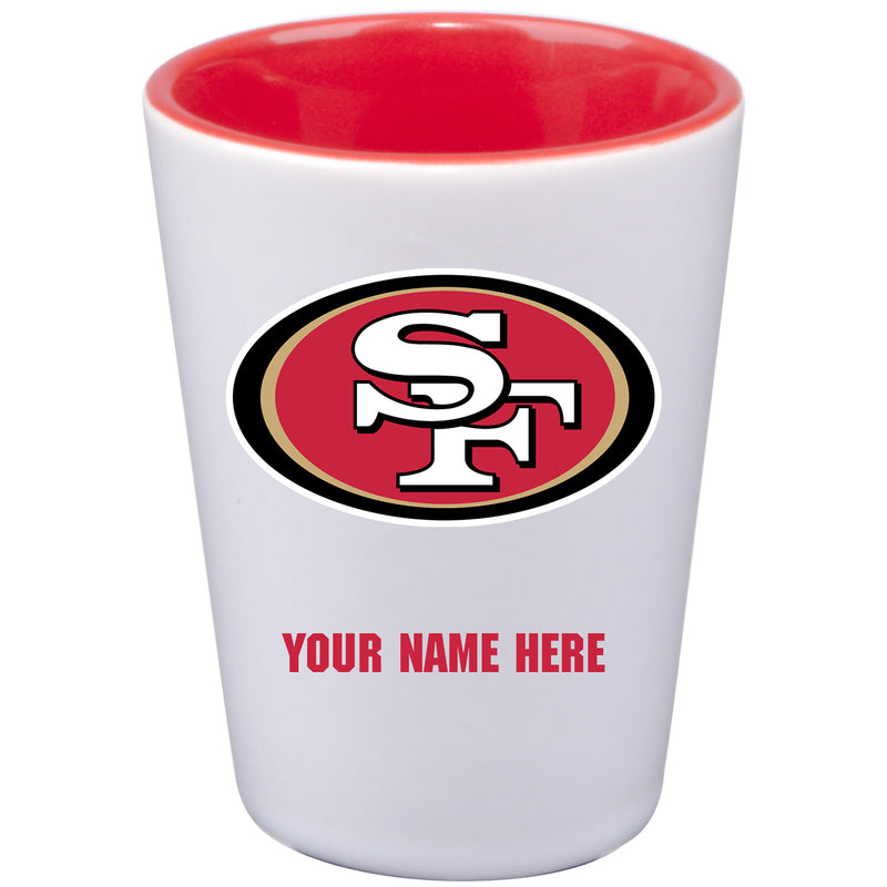 2oz Inner Color Personalized Ceramic Shot | San Francisco 49ers
807PER, CurrentProduct, Drinkware_category_All, NFL, Personalized_Personalized, SFF
The Memory Company