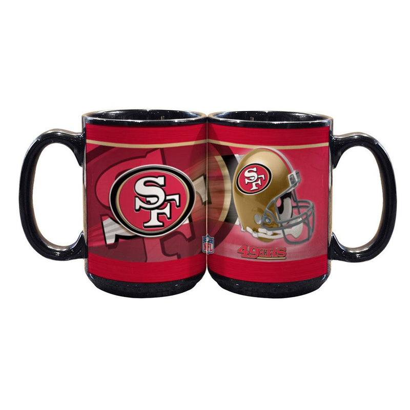 15oz Black Helmet Mug | San Francisco 49ers NFL, OldProduct, San Francisco 49ers, SFF 687746754086 $13