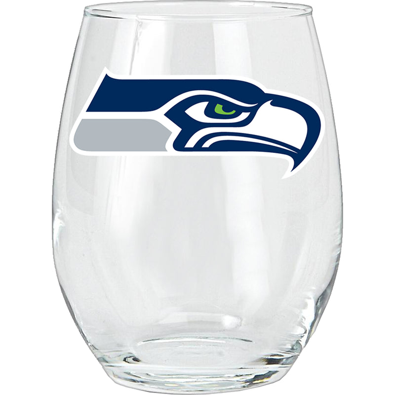 15oz Stemless Glass Tumbler | Seattle Seahawks