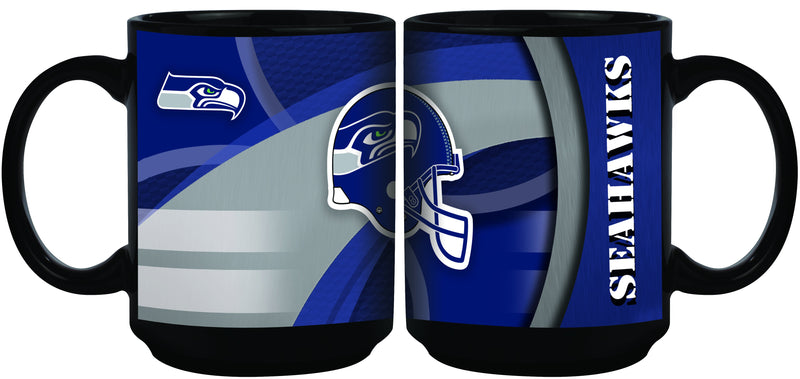 15oz Black Carbon Fiber Mug | Seattle Seahawks NFL, OldProduct, Seattle Seahawks, SSH 687746366913 $13