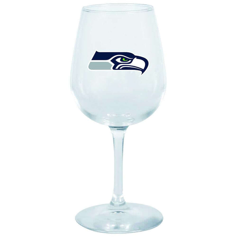 12.75oz Logo Girl Wine Glass | Seattle Seahawks Holiday_category_All, NFL, OldProduct, Seattle Seahawks, SSH 888966057494 $12.5