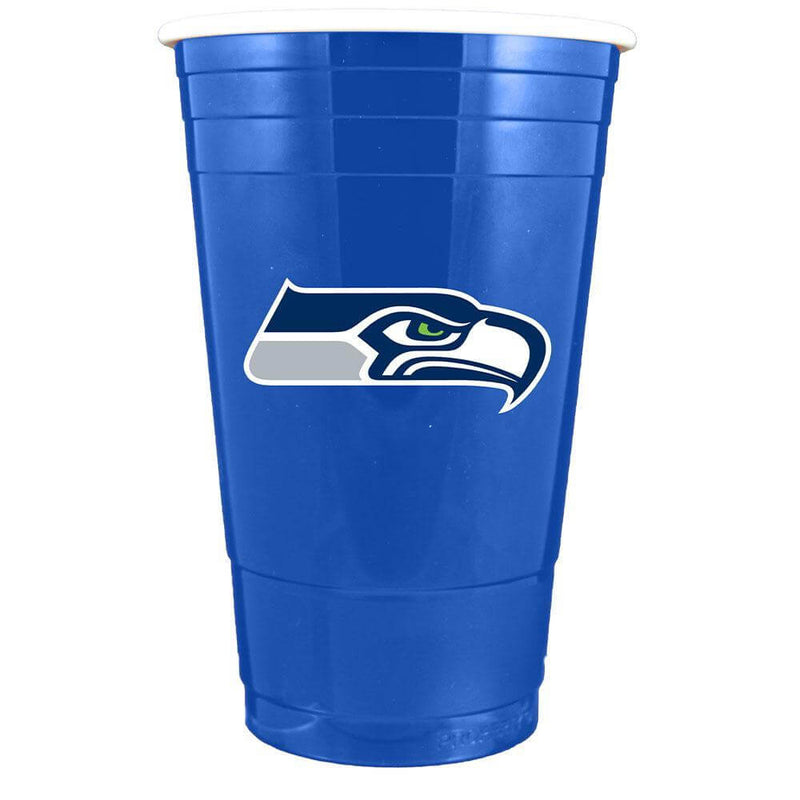11oz Blue Plastic Cup | Seattle Seahawks NFL, OldProduct, Seattle Seahawks, SSH 687746111759 $10