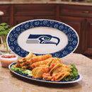 12 Inch Swirl Platter | Seattle Seahawks NFL, OldProduct, Seattle Seahawks, SSH 687746905945 $25