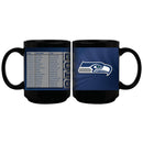 15oz Black Schedule Mug | Seattle Seahawks NFL, OldProduct, Seattle Seahawks, SSH 687746422053 $13