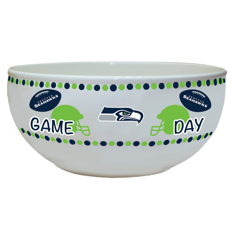 Large Game Day Ceramic Bowl | Seattle Seahawks