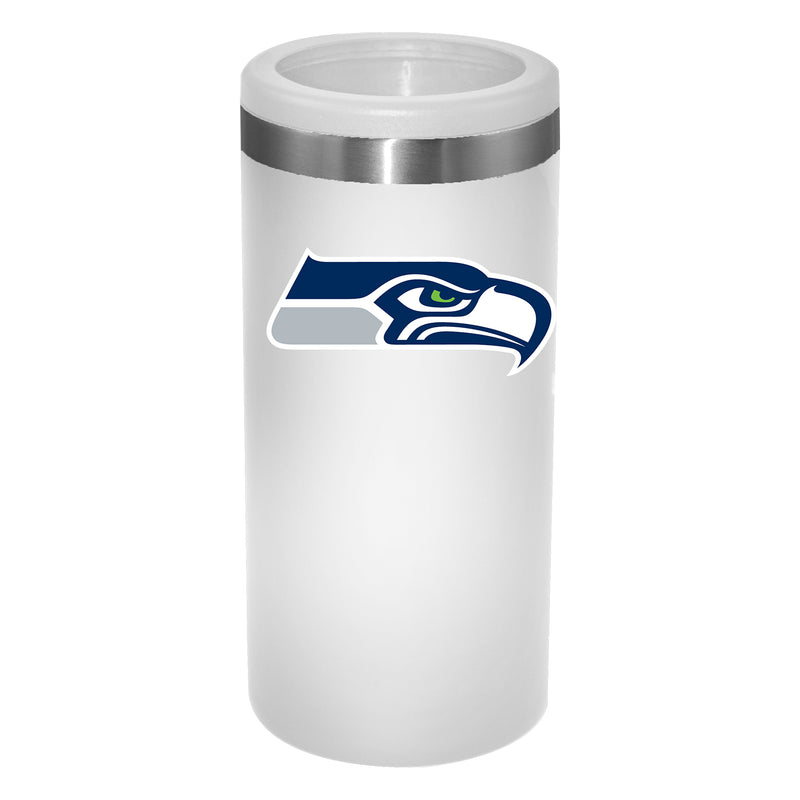 12oz White Slim Can Holder | Seattle Seahawks