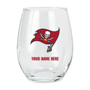 15oz Personalized Stemless Glass | Tampa Bay Buccaneers