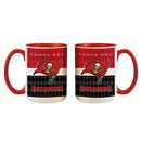 15oz Inner Stripe Mug White | Tampa Bay Buccaneers NFL, OldProduct, Tampa Bay Buccaneers, TBB 888966247901 $14