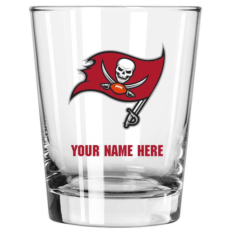 15oz Personalized Stemless Glass | Tampa Bay Buccaneers