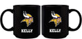 11oz Black Personalized Ceramic Mug | Minnesota Vikings CurrentProduct, Custom Drinkware, Drinkware_category_All, Gift Ideas, Minnesota Vikings, NFL, Personalization, Personalized_Personalized, VIK 194207372586 $20.11