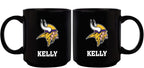 11oz Black Personalized Ceramic Mug | Minnesota Vikings CurrentProduct, Custom Drinkware, Drinkware_category_All, Gift Ideas, Minnesota Vikings, NFL, Personalization, Personalized_Personalized, VIK 194207372586 $20.11