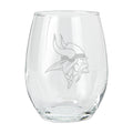 15oz Etched Stemless Tumbler | Minnesota Vikings CurrentProduct, Drinkware_category_All, Minnesota Vikings, NFL, VIK 194207266106 $12.49