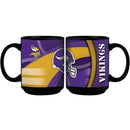 15oz Black Carbon Fiber Mug | Minnesota Vikings Minnesota Vikings, NFL, OldProduct, VIK 687746367187 $13