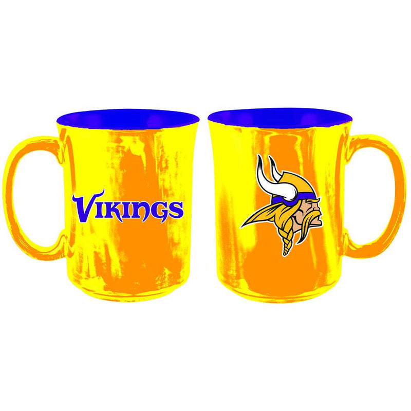 15oz Iridescent Mug | Minnesota Vikings CurrentProduct, Drinkware_category_All, Minnesota Vikings, NFL, VIK 194207203064 $19.99
