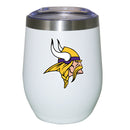 12oz White Stainless Steel Stemless Tumbler | Minnesota Vikings CurrentProduct, Drinkware_category_All, Minnesota Vikings, NFL, VIK 194207625552 $27.49