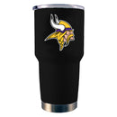 30oz Black Stainless Steel Tumbler | Minnesota Vikings