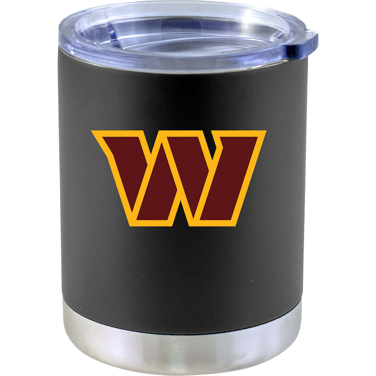 12oz Black Stainless Steel Lowball | Washington Commanders