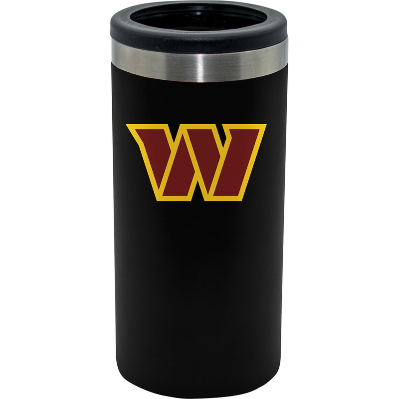Black Stainless Steel Slim Can Holder | Washington Commanders