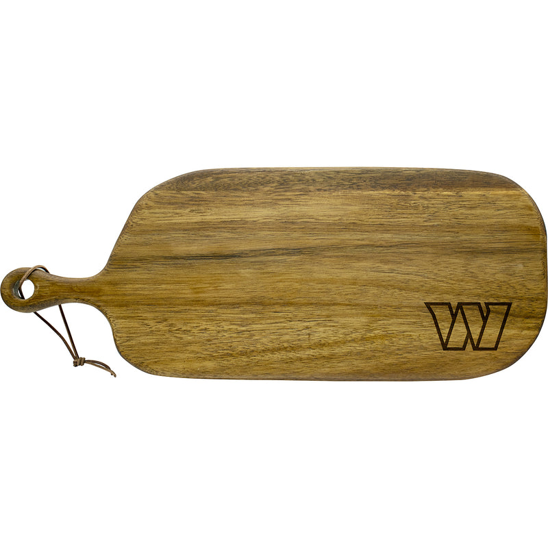 Acacia Paddle Cutting and Serving Board | Washington Commanders