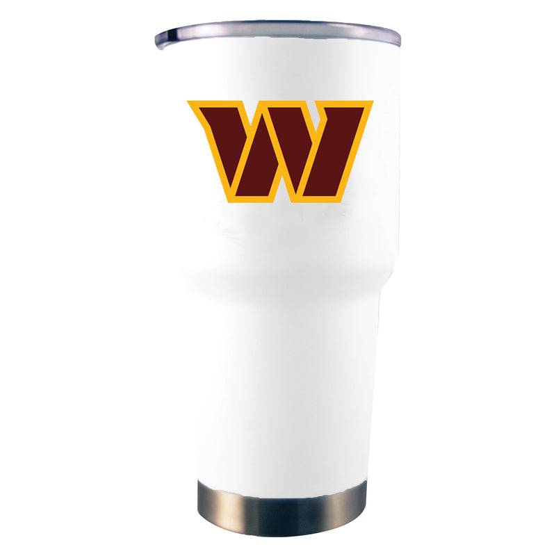 30oz White Stainless Steel Tumbler | Washington Commanders