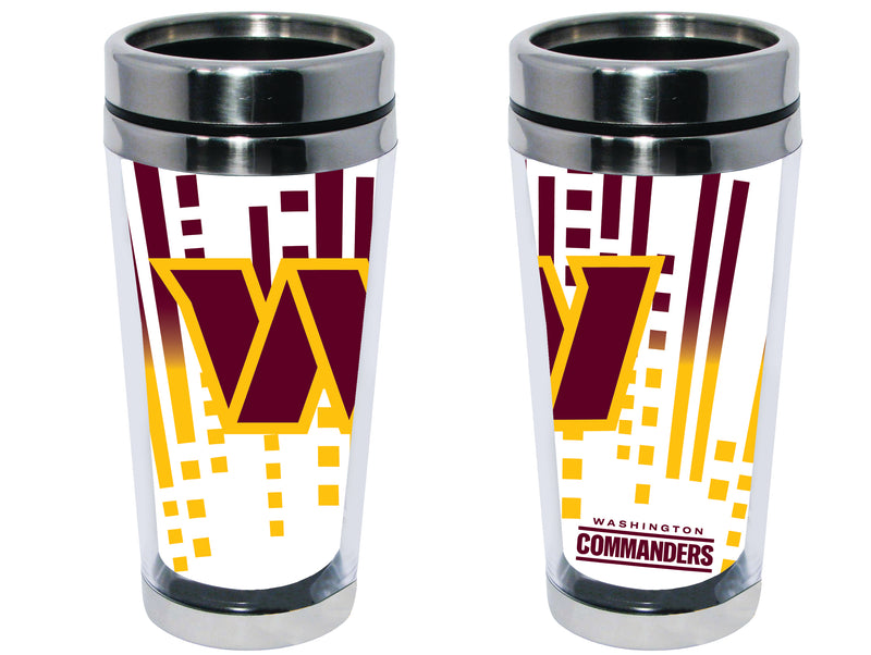 16oz Stainless Steel Tumbler with Insert | Washington Commanders