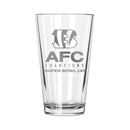 17 oz. Etched Mixing Glass | 2021 AFC Cincinnati Bengals