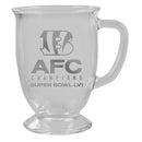 16 oz. Etched CafŽ Glass | 2021 AFC Cincinnati Bengals