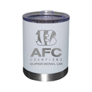 12 oz. White Etched Stainless Steel Lowball | 2021 AFC Cincinnati Bengals