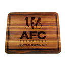 Acacia Cutting and Serving Board | 2021 AFC Cincinnati Bengals
