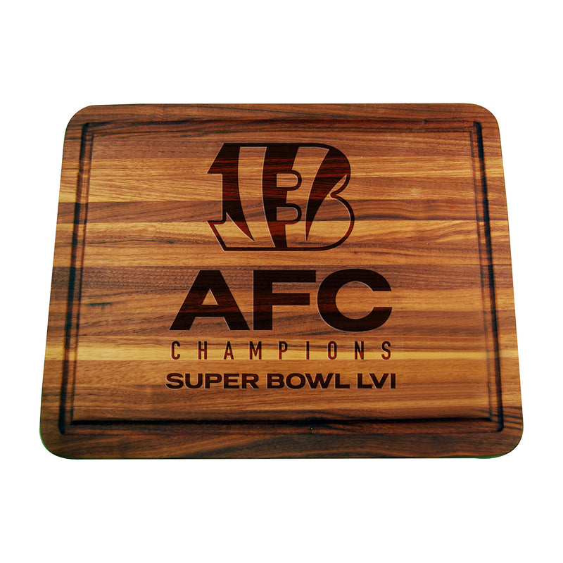 Acacia Cutting and Serving Board | 2021 AFC Cincinnati Bengals