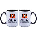 15 oz. Sublimated Inner Color Mug | 2021 AFC Cincinnati Bengals