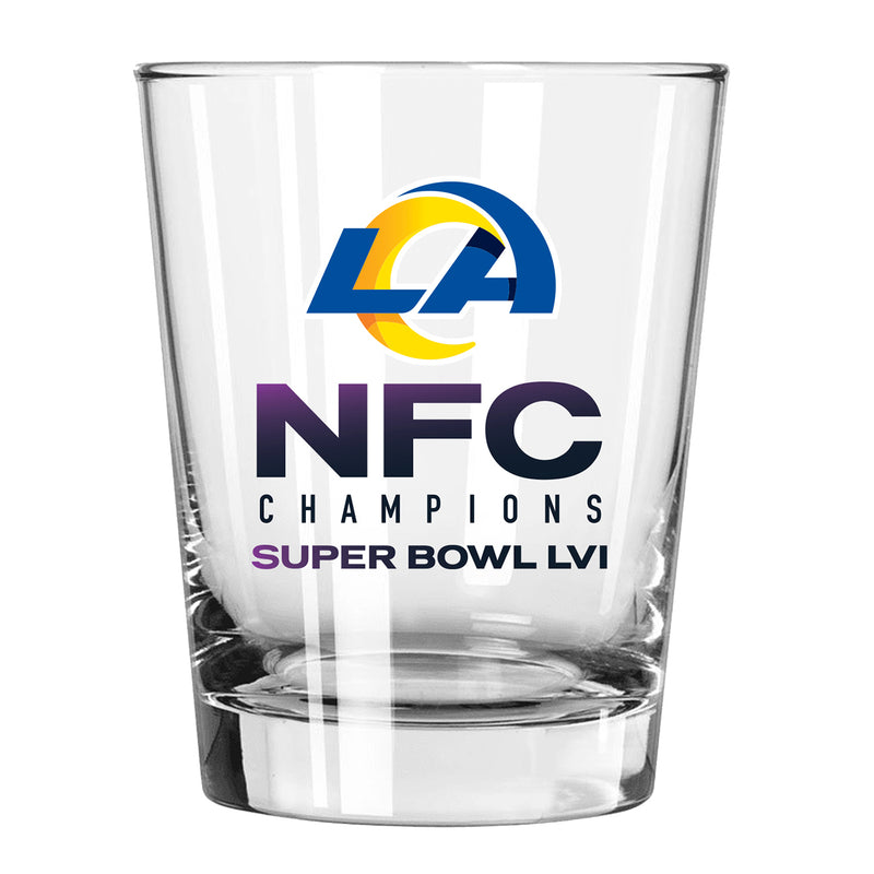 15 oz. Old-Fashioned Glass | 2021 NFC Los Angeles Rams