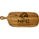 Acacia Paddle Cutting and Serving Board | 2021 NFC Los Angeles Rams