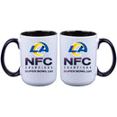 15 oz. Sublimated Inner Color Mug | 2021 NFC Los Angeles Rams
