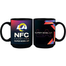 11oz Black Sublimated Mug | 2021 NFC Los Angeles Rams