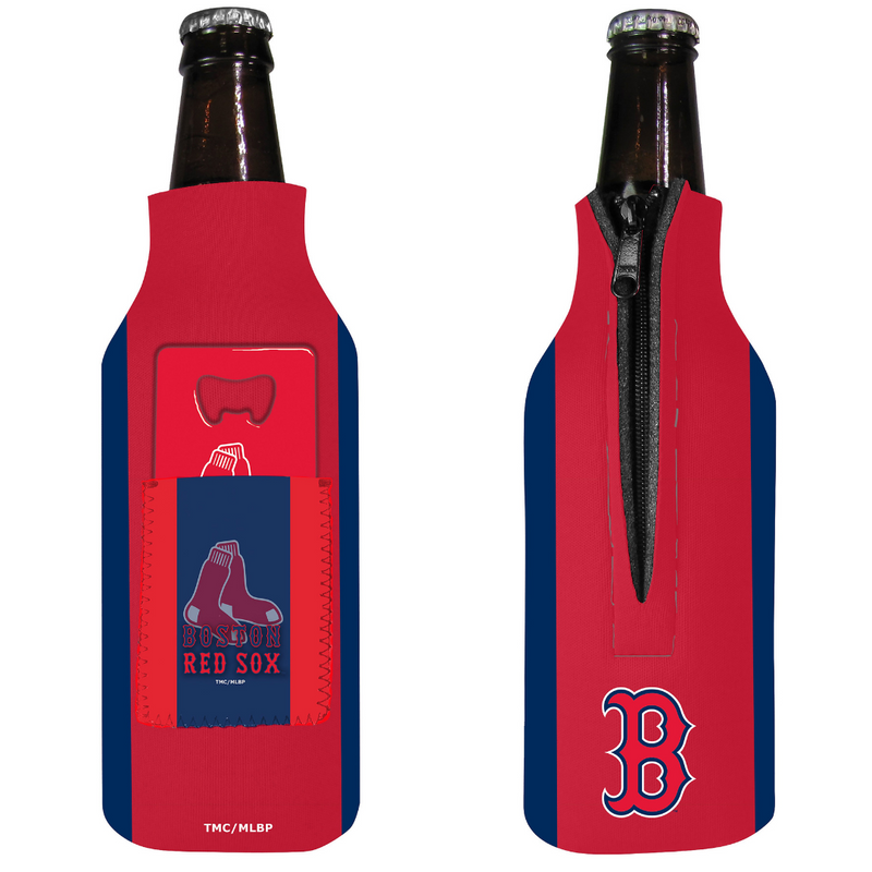 Bottle Insulator w/Opener | Boston Red Sox