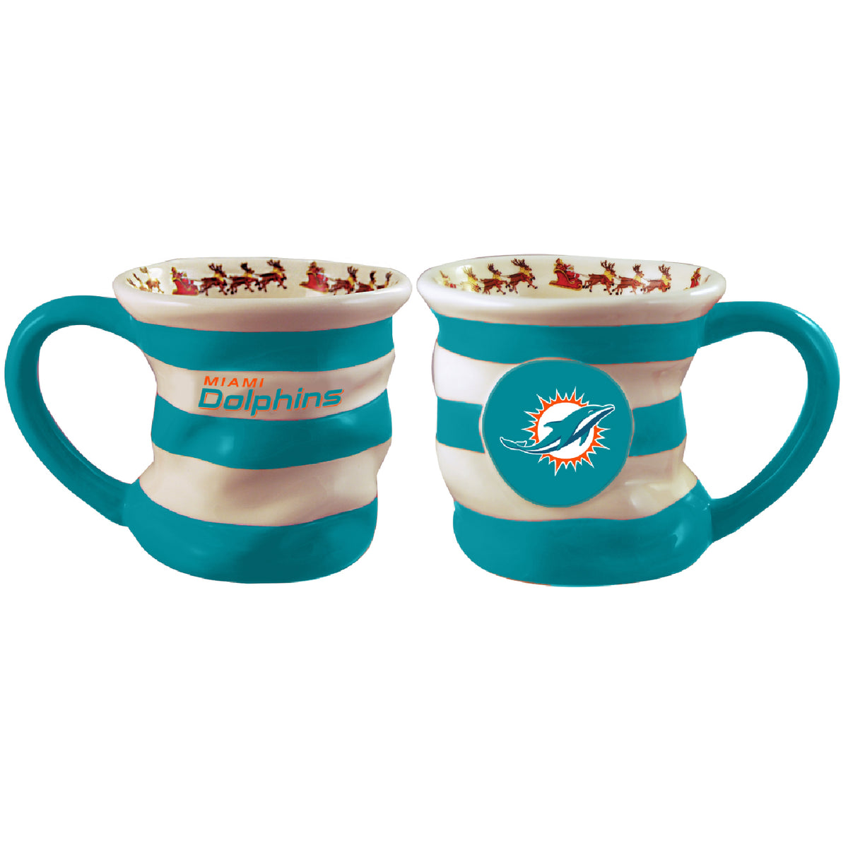 Team Color Holiday Mug | Miami Dolphins